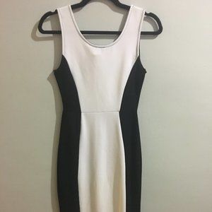 Black and White Fitted Dress - Item#1
